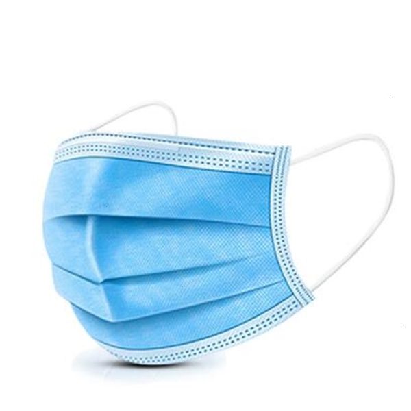 

factory price face 3 layer ear-loop mouth masks cover 3-ply non-woven disposable dust mask soft bre