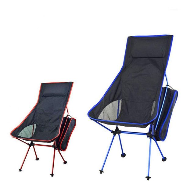 

camp furniture portable moon chair lightweight fishing camping bbq chairs folding extended hiking seat garden ultralight office home furnitu