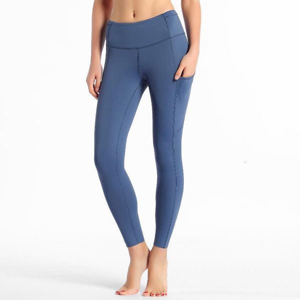 

2020 new sports 7/8 skinny leggings super quality stretch fabric size us4-us12 pencil pants drop shipping, Black