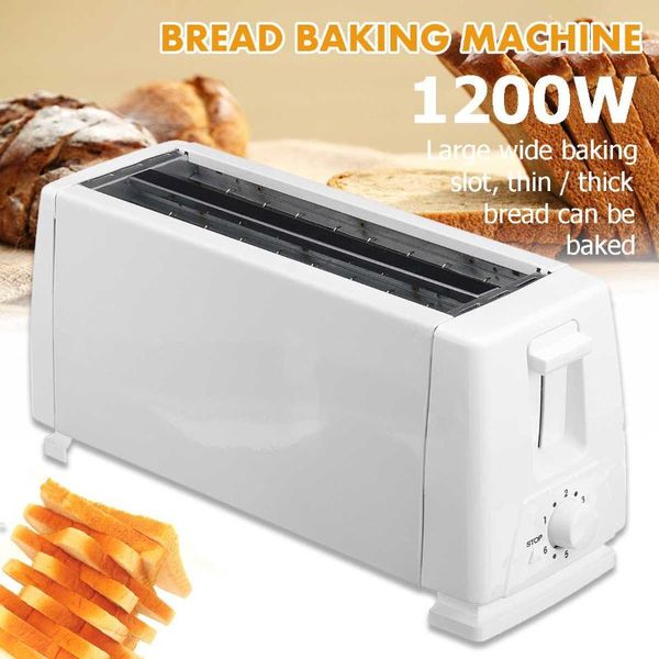 

bread makers 4 slices toaster sandwich oven pan automatic fast heating tray household breakfast maker