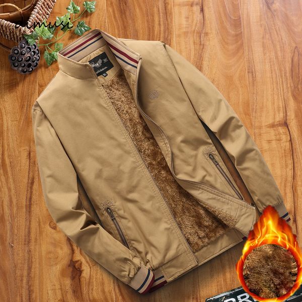 

куртка пальто моды бизнес мужская ветровка dimusi тонкие куртки fit fleece тепловая зимняя бомбардировщик одежда jmfxf, Black
