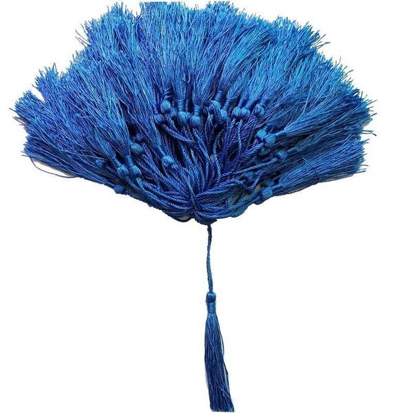 

100pcs lot 32 colors tassel silk fringe pompom trim decorative tassels for sewing curtains garments home decoration accessories h qylwwz