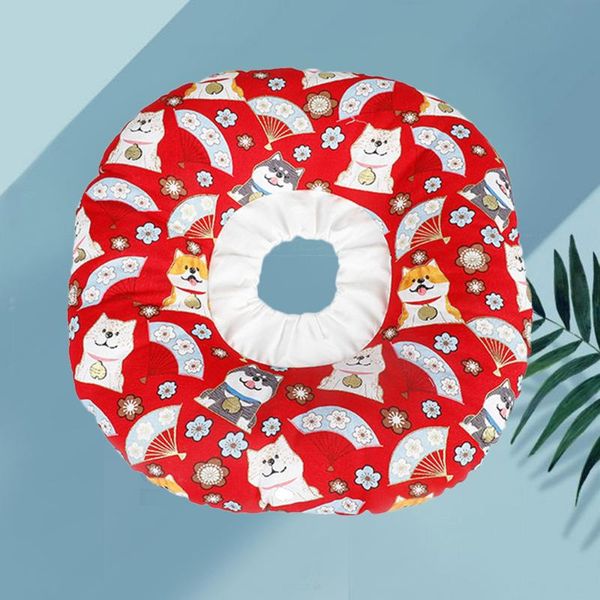 

dog apparel pet headgear funny lovely head cover anti-licking and anti-scratch collar post operation recovery headwear (size