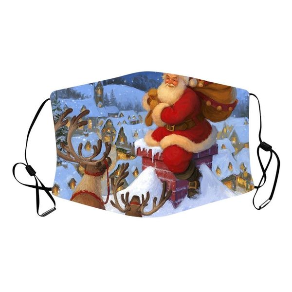 

filter face mask christmas print mouth mask reusable mask washable mascarillas face shield masque facial mascarilla wmtsaa bdesybag