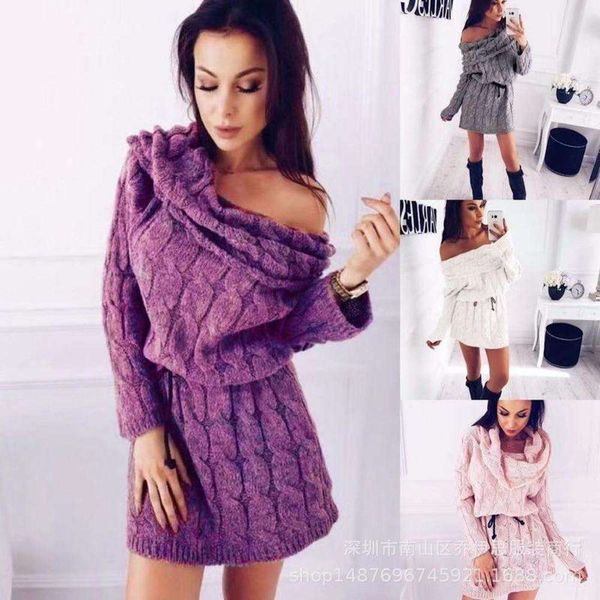 

sleeve women's mohair high neck long sweater drs 356#, Black;gray