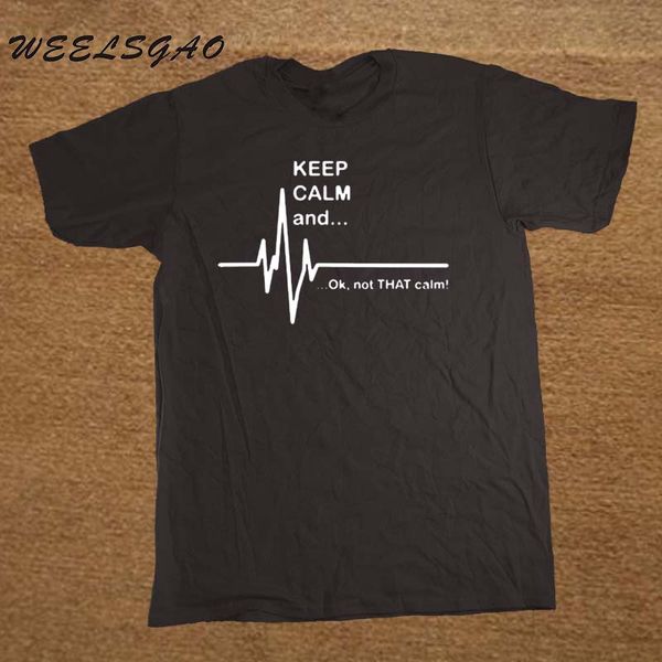 

keep calm and...not that calm funny ekg heart rate paramedic nurse t shirt short sleeve t shirts men women sport hooded sweatshirt hoodie