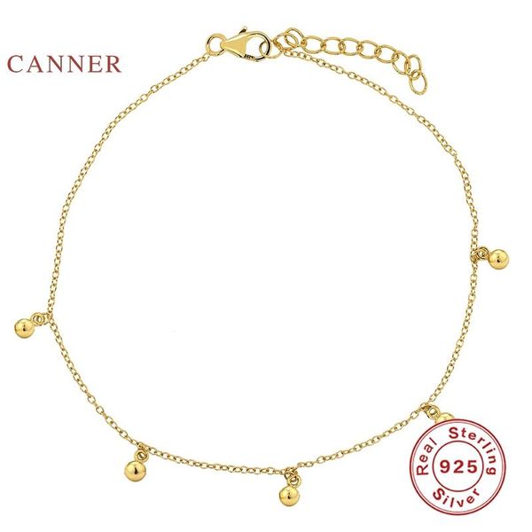 

anklets canner small bead anklet bracelet 925 sterling silver for women wholesale foot jewelry summer cavigliera donna, Red;blue