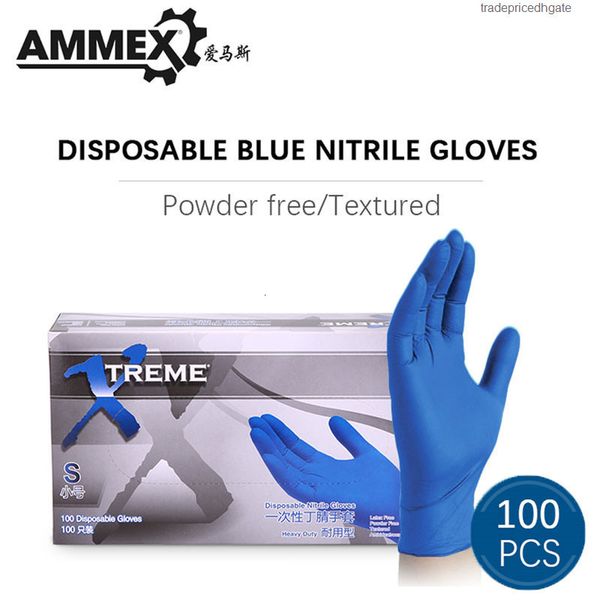 

nitrile disposable home cleaning rubber garden safety ammex work gloves universal for left and right hand 1fqlk