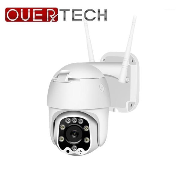 

ouertech 5x optical zoom ptz wifi camera h.265 1080p waterproof outdoor dome camera human detection led light cloudy storage1
