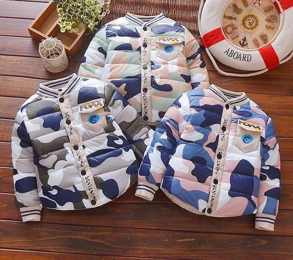 

jackets 2021 children's camouflage hooded jacket boy girl zipper windbreaker children long sleeve casual outdoor clothes, Blue;gray