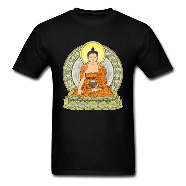 

men buddha print buddhism geek 100% cotton crewneck short sleeve thanksgiving day clothes hoodie designers t shirts sweatshirt