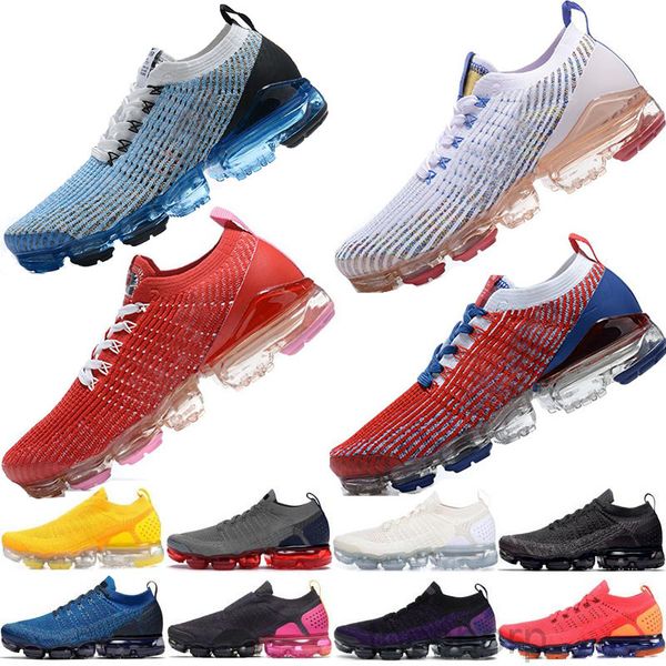 

2021 1.0 fly 2.0 knit 3.0 mens casual shoes triple black white volt cinder moc dusty cactus womens trainers cushion sports sneakers 5-ds