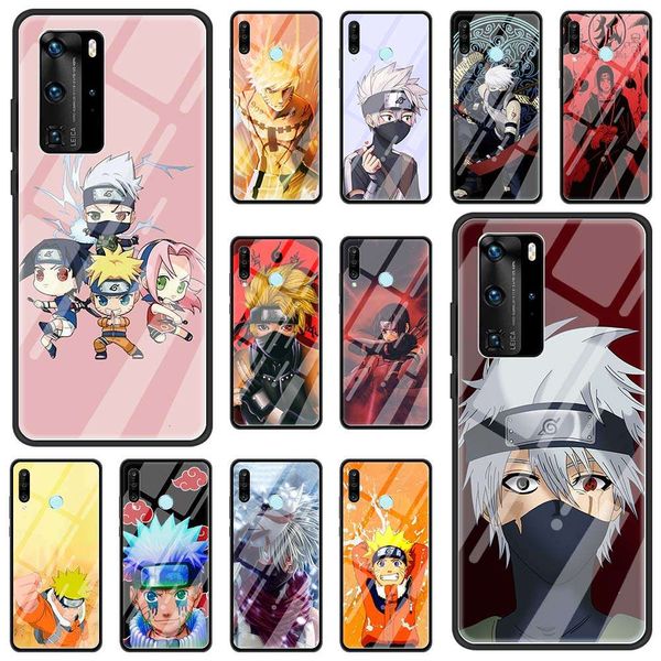 

cartoon naruto kakashi huawei p smart z 2019 p30 p40 p20 pro p10 lite 2021 5g tempered glass case