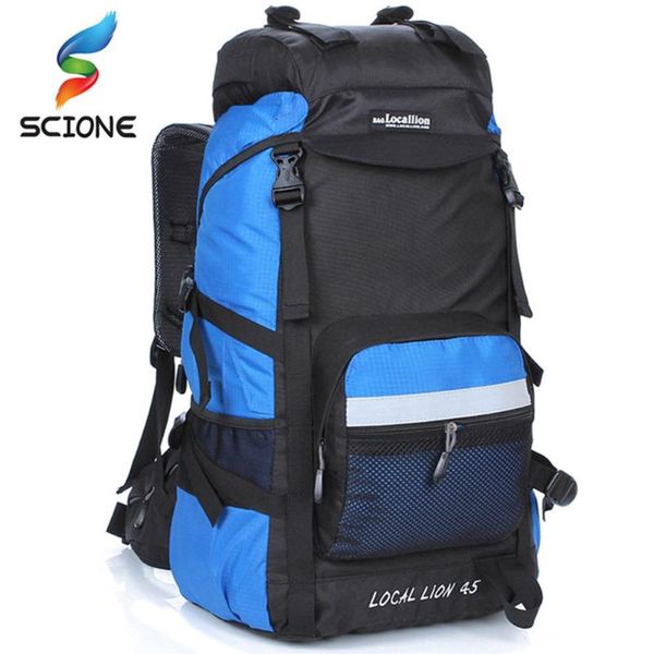 

outdoor bags 45l 60l rucksack hiking backpack camping professional climbing bag with suspension bearing system sport xa267y