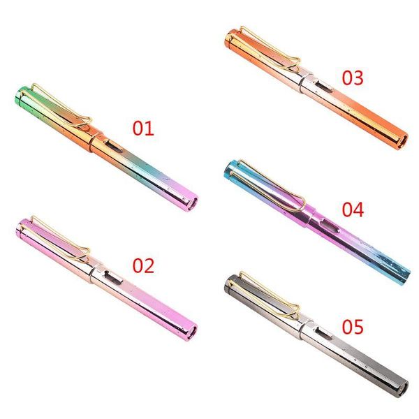 

fountain pens water drop gradient pen business student 0.38mm extra fine nib fashion office supply writing tool