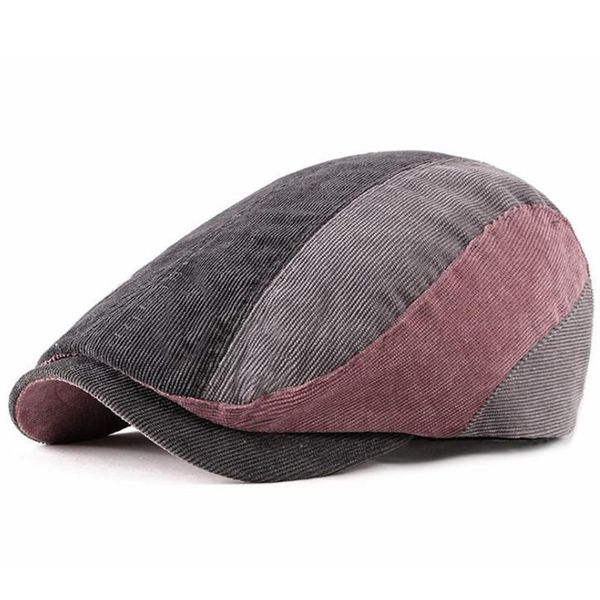 

berets xdanqinx women's vintage brand autumn men retro beret fashion tongue cap snapback novelty personality couple hats, Blue;gray