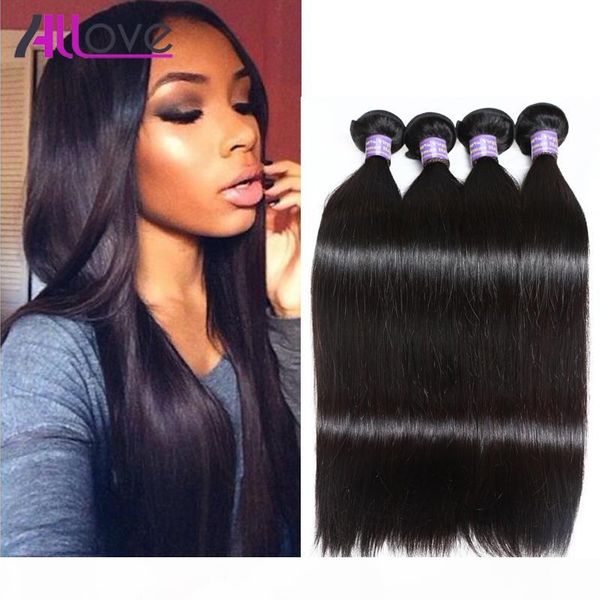 

wholesale 8a brazilian hair bundles peruvian silky straight virgin hair brazilian indian human hair weave bundles natural color, Black