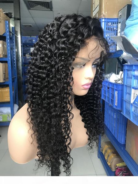 

natural black deep wave hair wigs lace front wigs baby hair high temperature fiber soft lace wigs for black women