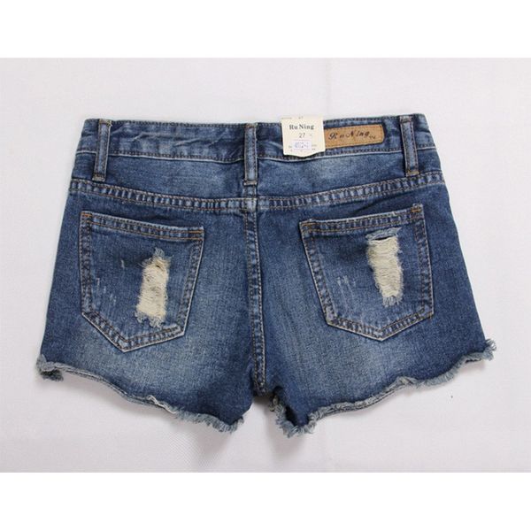 

summer jeans casual trouser high waist denim shorts for women y200822, White;black