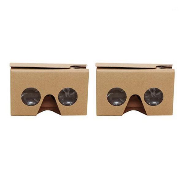

2pcs 3d glasses for google cardboard v2 valencia 4.5- 6inch smartphone with headband1