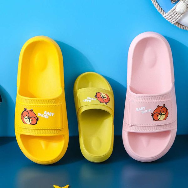 

slippers with children's a sense of stepping on excrement, Black;red