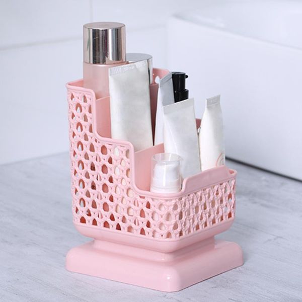 

multi-purpose deskorganzer 3-compartment plastic storage caddy for home and office storage racks desk organizer