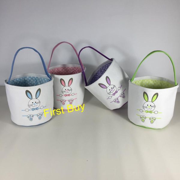 

30pcs/lot wholesale cartoon basket easter bucket candy bags