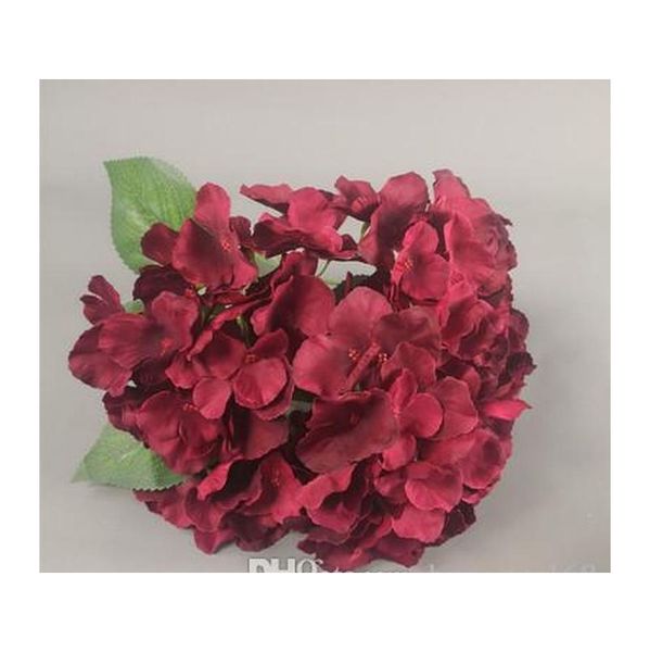 

party artificial hydrangea flower 48cm fake single hydrangeas wedding centerpieces home party decorative flowers 8color sqcmrc pp2006