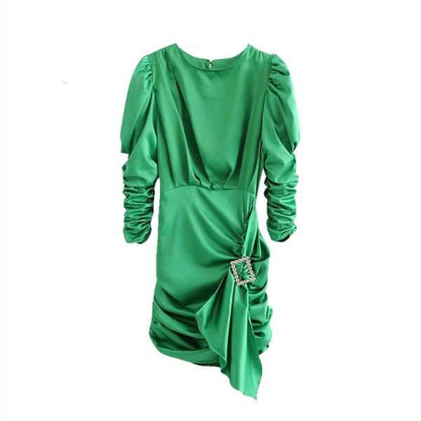 

2021 new fall vintage emerald winter dress plied with no thin back sleeves asymmetrical waistcoat kzn0, Black;gray