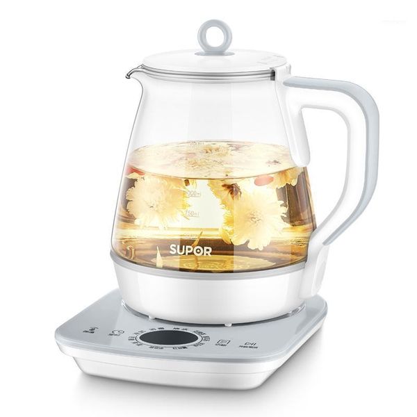 

electric kettles supor health pot office small teapot home automatic glass flower mini multi-function1