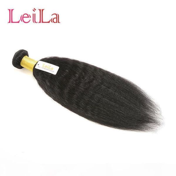 

brazilian hair bundle malaysian indian human hair weavekinky straight one bundle peruvian bundles human hair extensions natural color yaki, Black