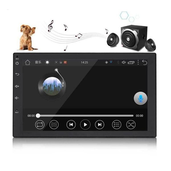 

2din android 7.0'' car radio player universal gps navigation bluetooth autoradio stereo audio camera h-2007