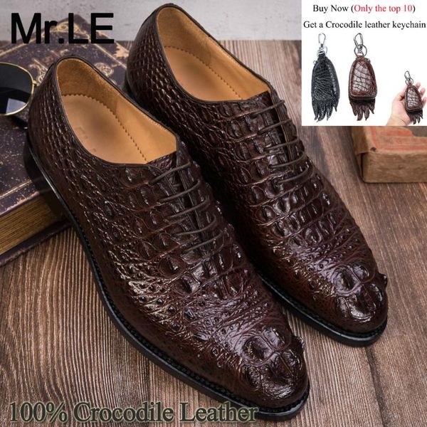 

crocodile shoes men dress genuine leather original design party wedding luxury formal derby men's oxford casual alligator shoes, Black