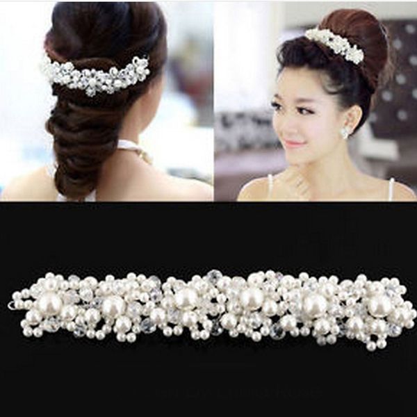

bridal jewelry, hair accessories, headdress, handmade pearl headband, headband, wedding and festive hair accessories, Silver
