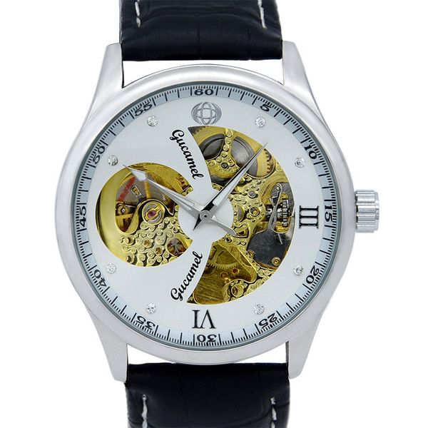 

european and american fashion high-end one product dropshipping mens watch waterproof wechat selling factory direct sales mens watch ste, Slivery;brown