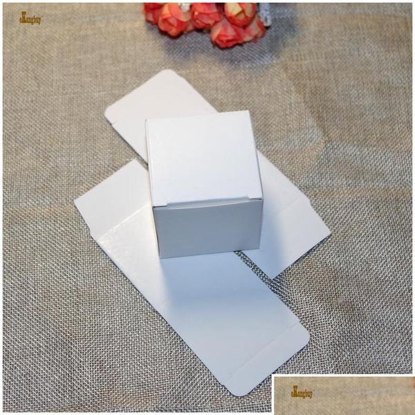 

2016 50pcs/lot 1.56" /4cmx4cmx4cm-15cm 10sizes 350gsm white cardpaper box diy lipstick perfume & oil bottle packa sqcvvl bbgargden