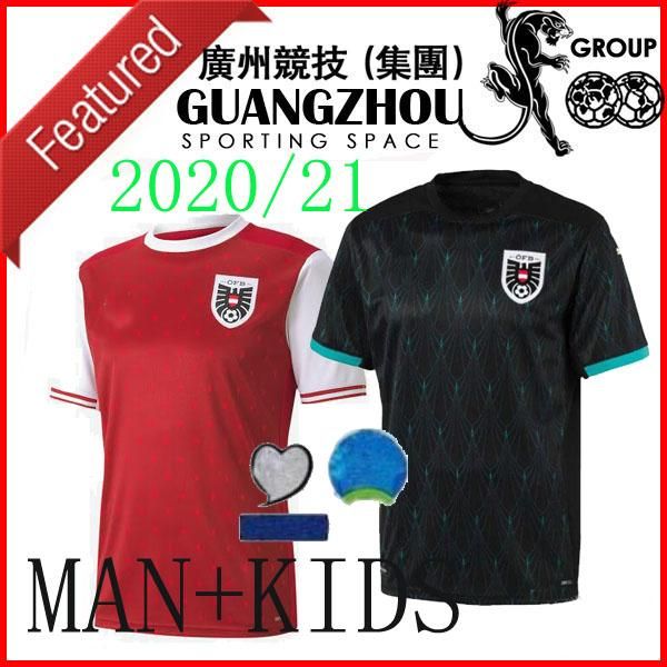 

2020 2021 austria home soccer jerseys euro national team arnautovic alaba 20 21 football men and kids boys shirt, Black;yellow