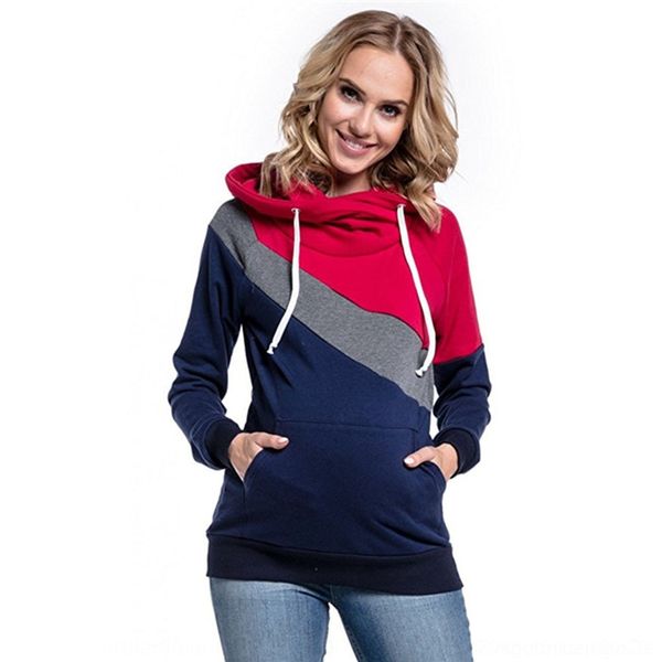 

akev5 женщин горячей продажи многофункциональной мамы весна осени и многофункциональные многоцветное сшивание с длинными рукавами моды горяч, Black