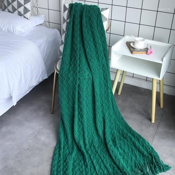 

blankets home soft things knitted tweed throw blanket for bed couch chair travel camping cozy lightweight drop shopping1