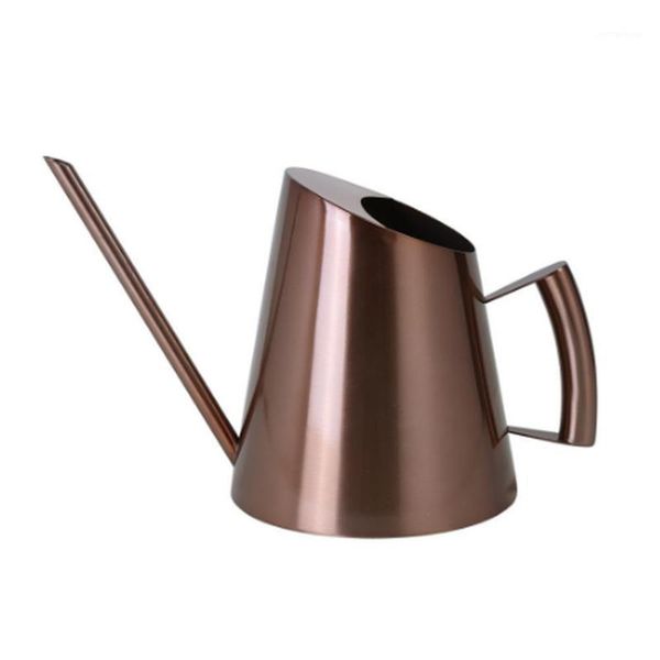 

watering equipments household stainless steel can kettle 400/900/1300ml garden plant flower long mouth sprinkling pot wj9231