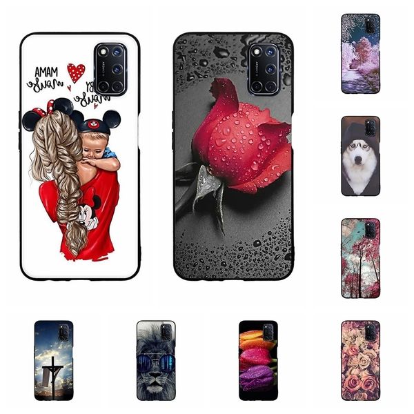 

ультра тонкий a52 силиконовые мягкая задняя крышка для oppo a92 a72 phone case funda коке капа shell бампер защитный