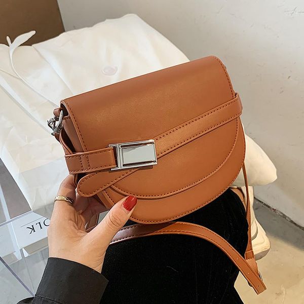 

new french design unique bag saddle bag handbag & elegant shoulder messenger width 18cm height 16cm thickness 6cm