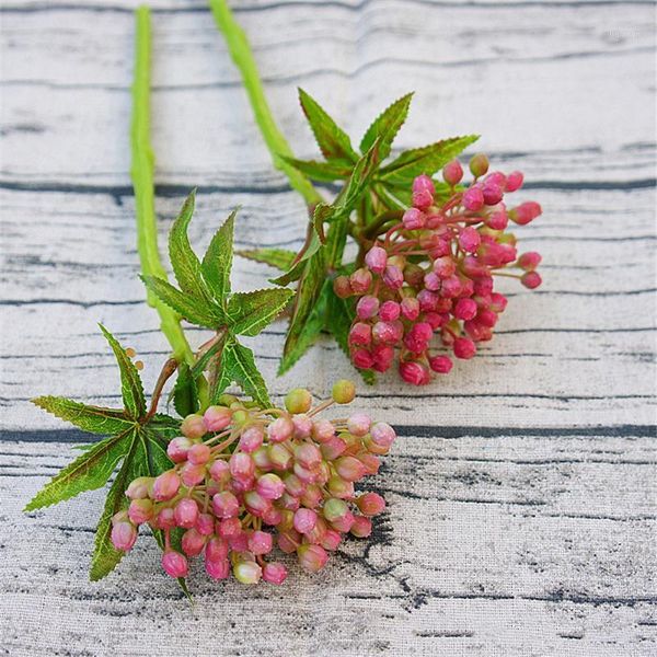 

branchlets fruit succulents green vegetation plant wall handmade diy material imitation flowers artificial flower1