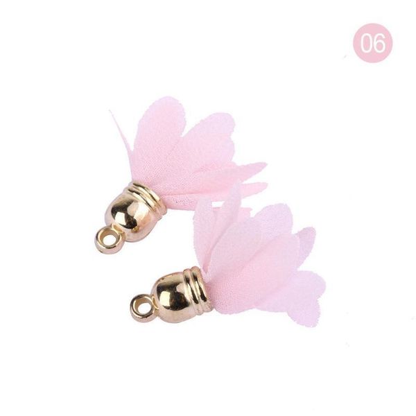 

10pcs mini metal cap flower tassels for boho jewelry diy craft making supplies bracelet necklace earring finding accessories h jllrxe