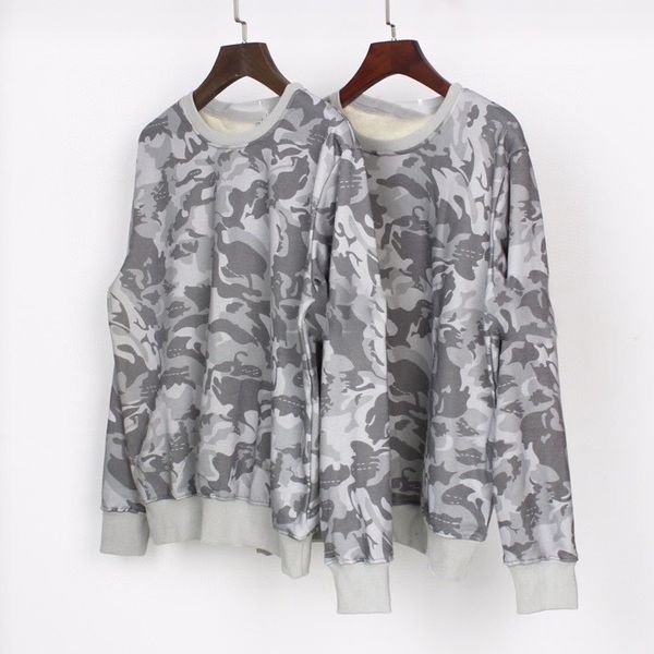 

mens designer luxury sweatshirts autumn and winter new embroidered compass badge armband limited edition camouflage sweater, Black