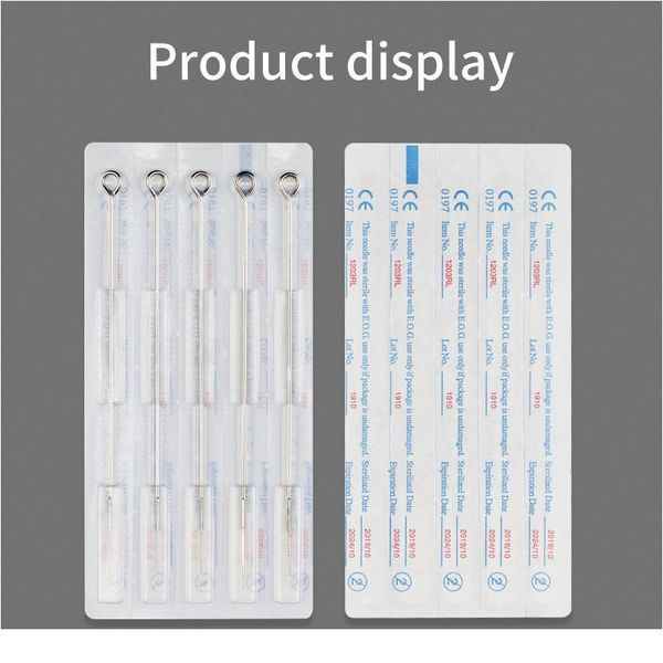 

50pcs round liner tattoo needles sterilize 1rl 3rl 5rl 7rl 9rl 11rl 13rl 15rl 18rl 0.35mm disposable tatto qylfww