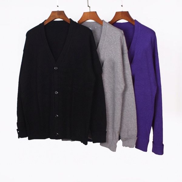 

2020 classic men's and women's knitwear designer v-neck straight-breasted sweater luxury high-neck pullover knit sweater sale, Black