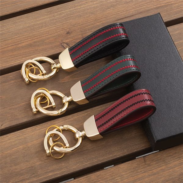 

hbp keys pouch car key ring lady bag pendant real leather metal bucket embroidery element leather, Red;blue