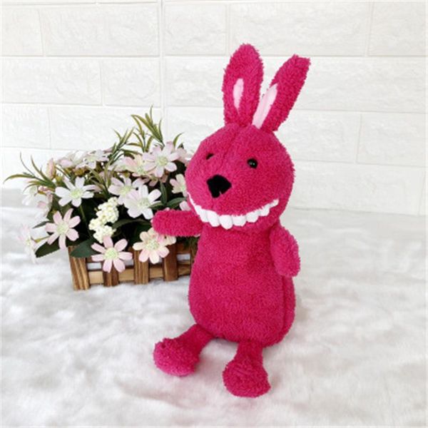 

25 cm unicorn smile with big bamboo charcoal teeth rabbit smile tooth plush toy dog monkey pig dinosaur toy animal toy bb