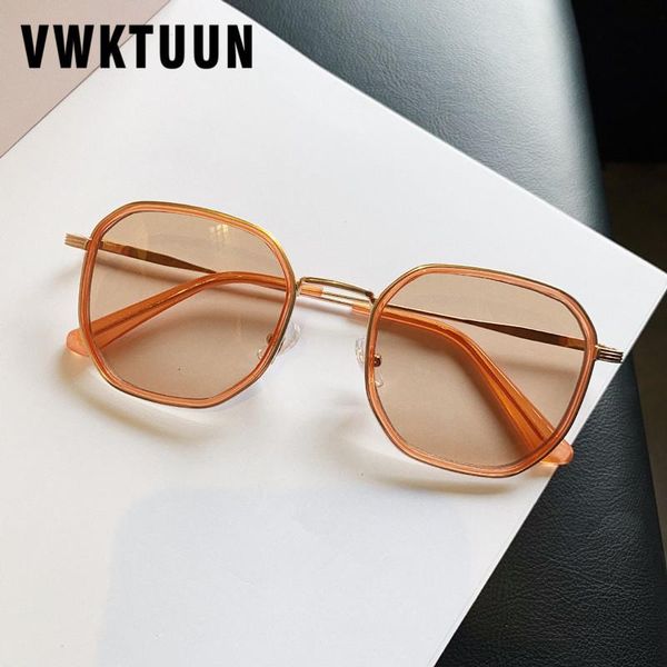 

sunglasses vwktuun fashion women men vintage square clear lens shades tr frame sun glasses oversized sunglass, White;black